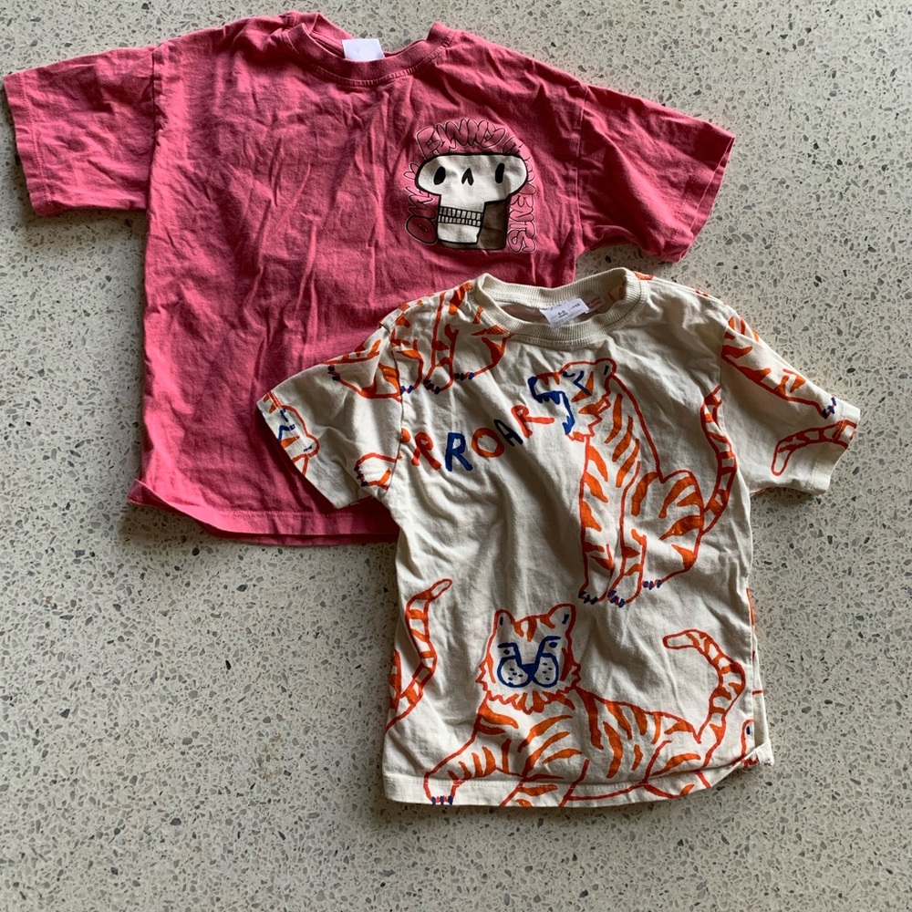 2 Zara boys shirts hardly worn 4-5years